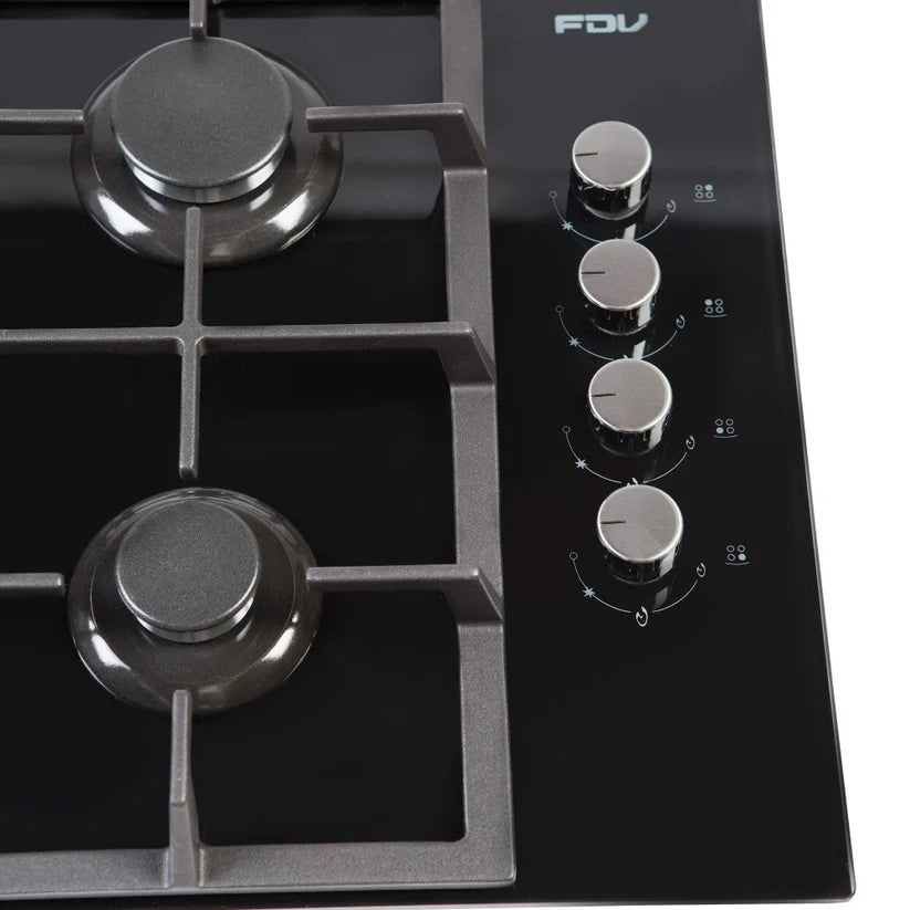 Encimera a Gas Crystal 4 Quemadores FDV