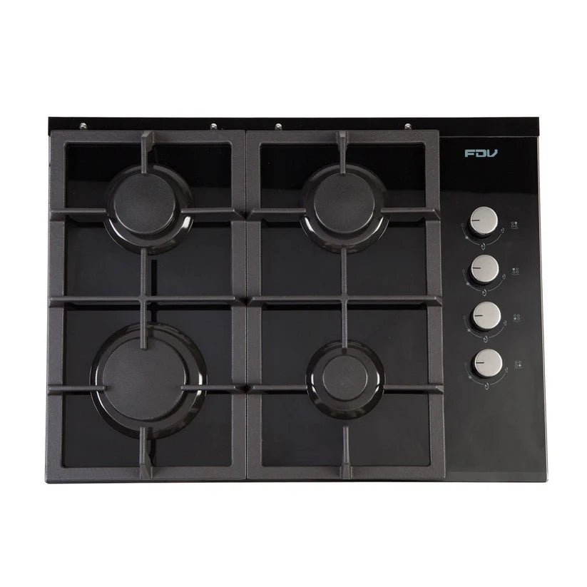 Encimera a Gas Crystal 4 Quemadores FDV