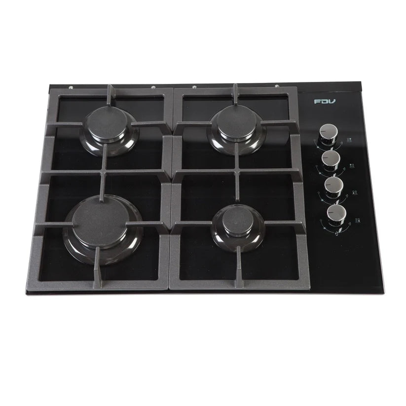 Encimera a Gas Crystal 4 Quemadores FDV