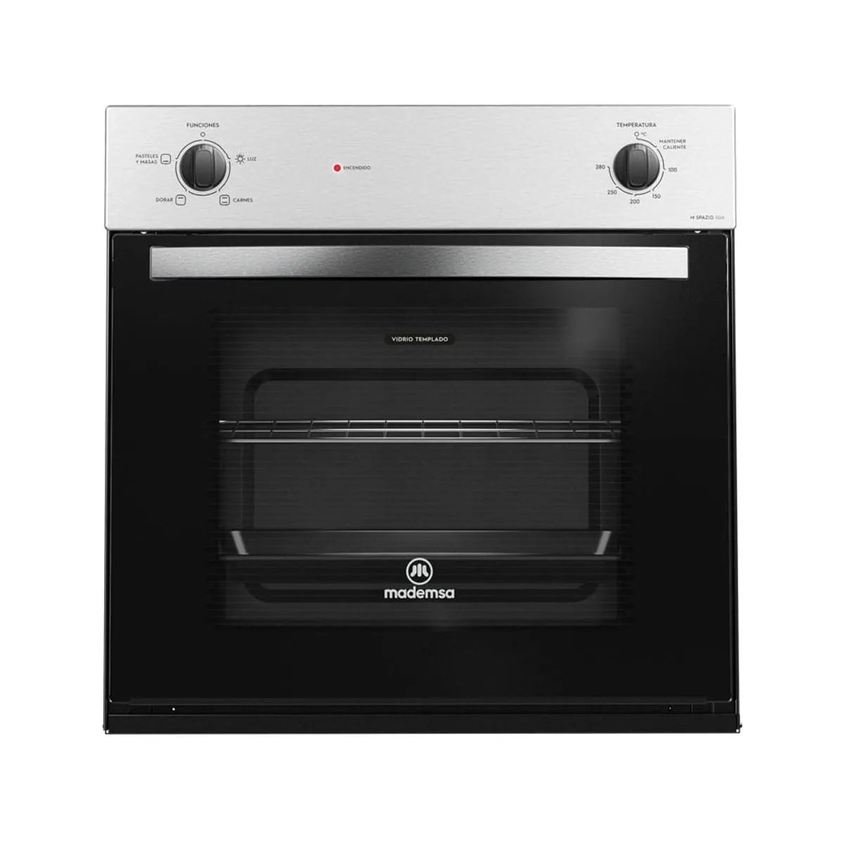 Horno Empotrable Eléctrico Mademsa 66L Timer y Cavidad Esmaltada M Spazio 110A Negro