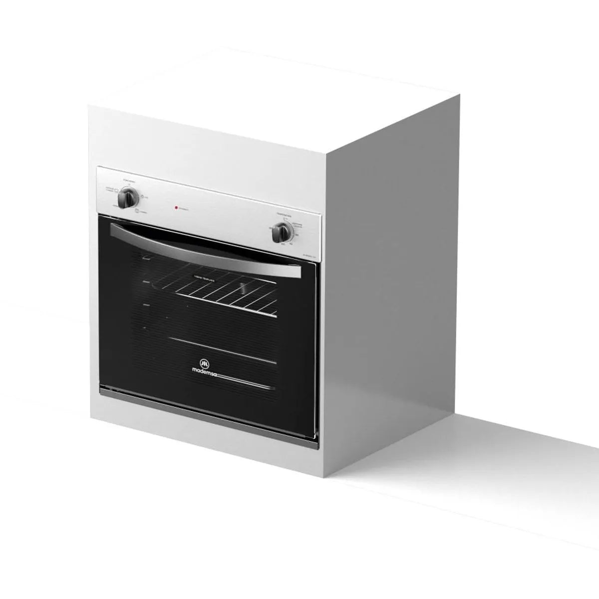 Horno Empotrable Eléctrico Mademsa 66L Timer y Cavidad Esmaltada M Spazio 110A Negro