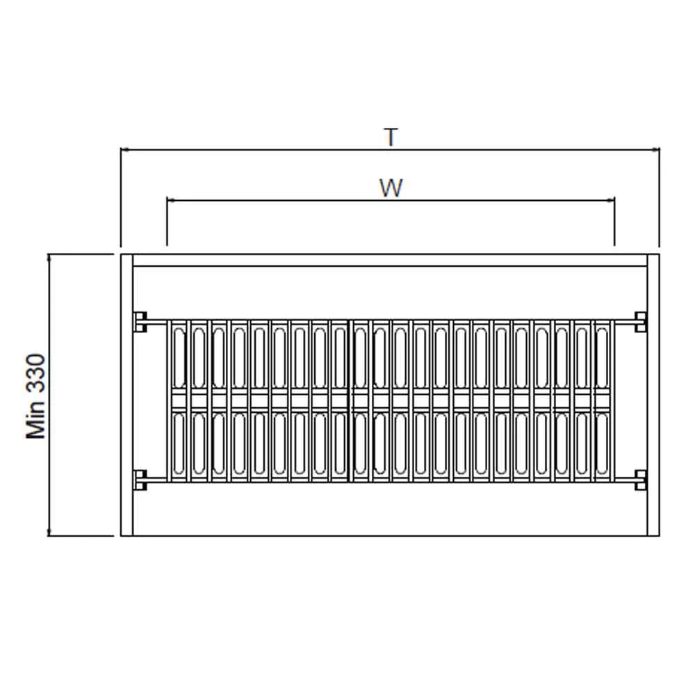 Seca Platos de Cocina Empotrado