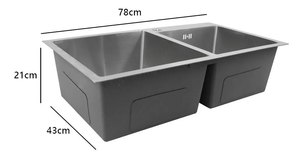Lavaplatos Doble 78x43CM