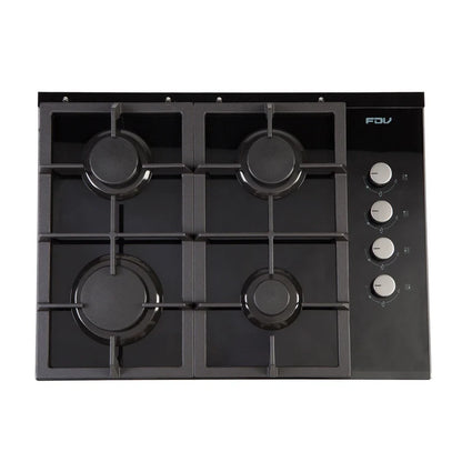 Encimera a Gas Crystal 4 Quemadores FDV