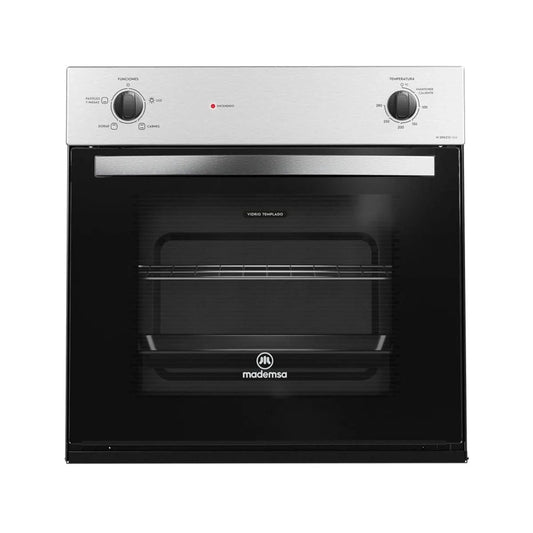 Horno Empotrable Eléctrico Mademsa 66L Timer y Cavidad Esmaltada M Spazio 110A Negro
