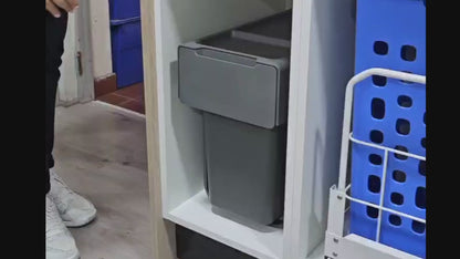 Basurero 1 contenedor extraíble (25 litros)